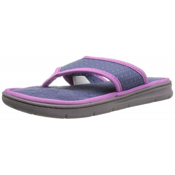 Dearfoams Womens Perfed Slipper Indigo