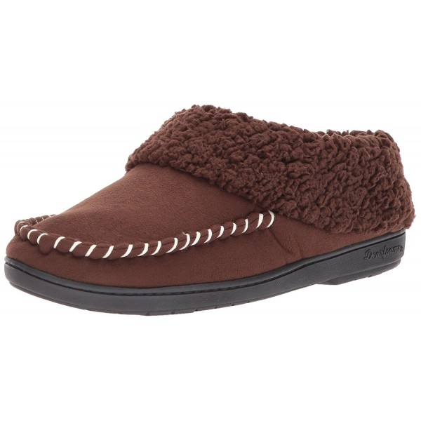 Dearfoams Womens Whipstitch Espresso Medium