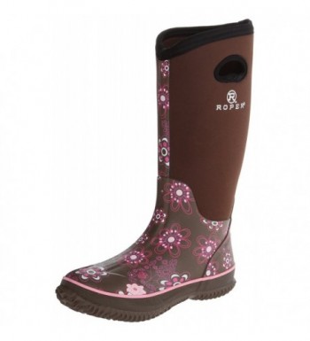 Roper Womens Barnyard Prints Brown