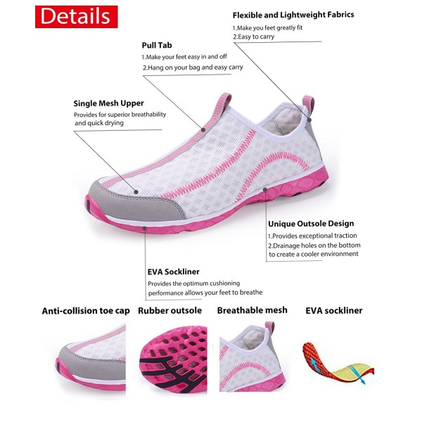 Water Drying Athletic Lightweight Walking - Pink - CA185X0H882