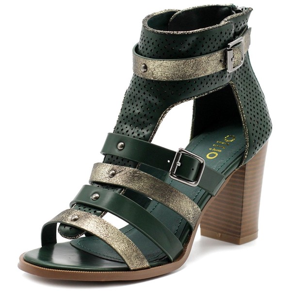 Ollio Womens Metallic Gladiator Sandals
