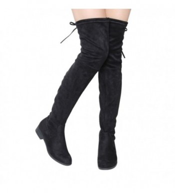 Ifantasy Suede Drawstring Thigh Stretchy