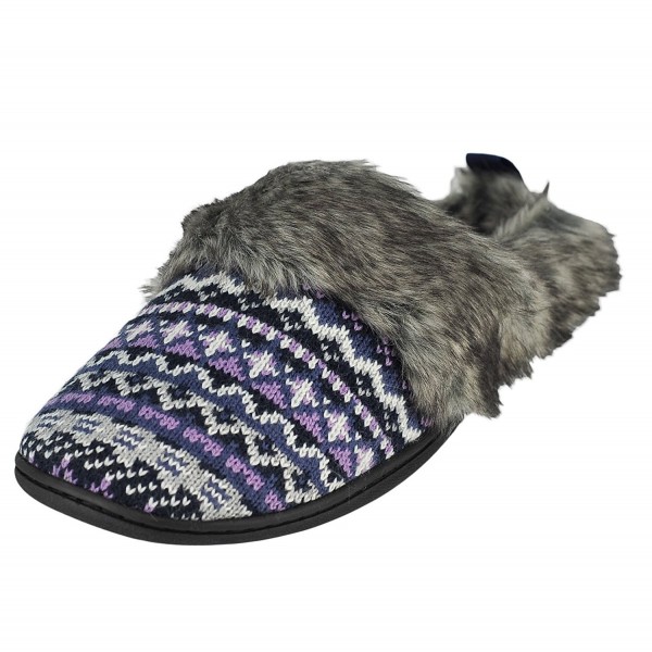 Dearfoams Multi Fabrication Womens Slippers