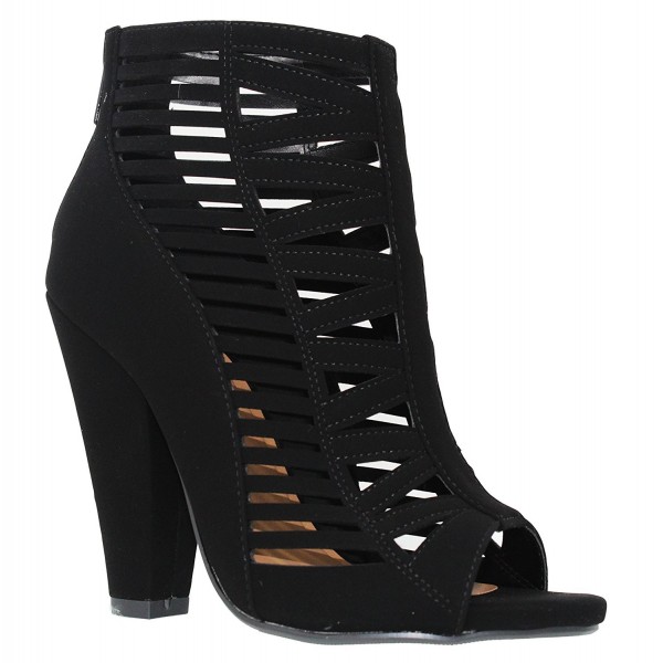 chunky heel pumps open toe