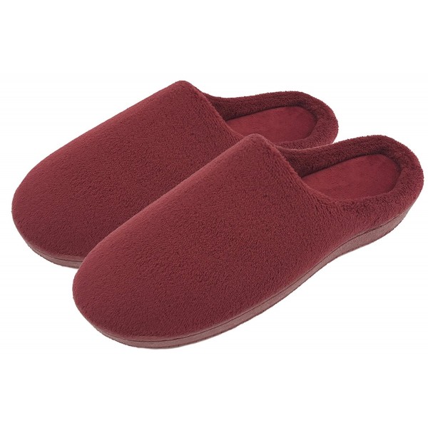 mens red slippers