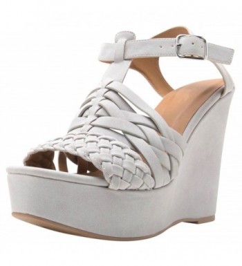 Cambridge Select Braided T Strap Platform