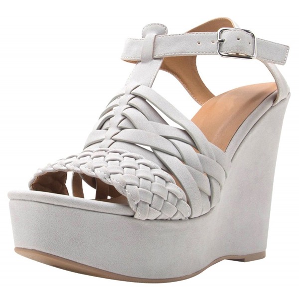 Cambridge Select Braided T Strap Platform