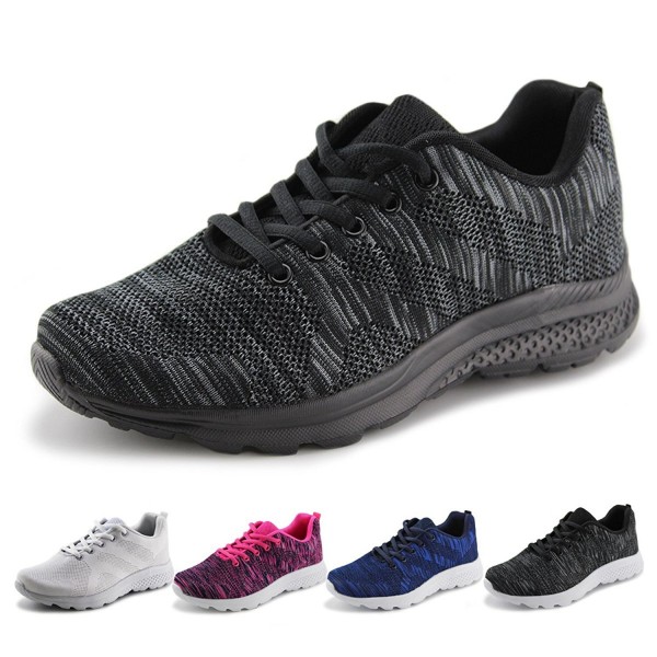 Breathable Running Walking Sneaker Black 1