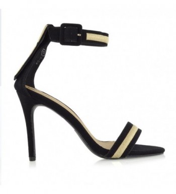 Womens Stiletto Thread Detail Sandal