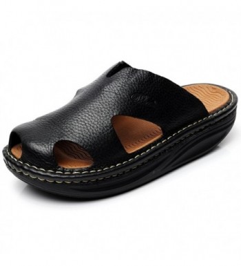 Rismart High End Genuine Slippers Platform