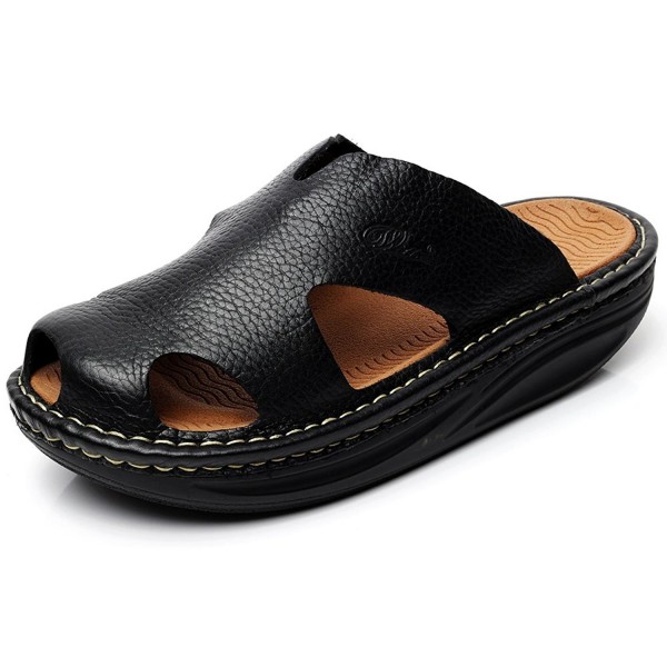 Rismart High End Genuine Slippers Platform