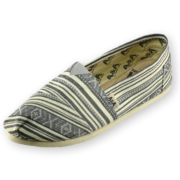 Striped Slip Casual Canvas Alpargatas