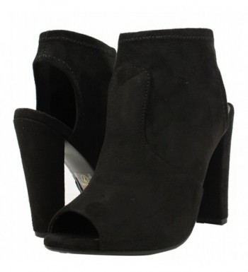 Delicious Womens Suede Chunky Bootie
