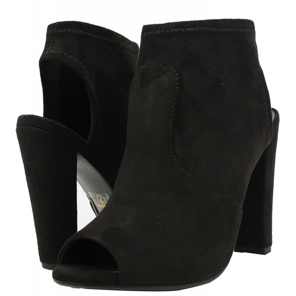 Delicious Womens Suede Chunky Bootie