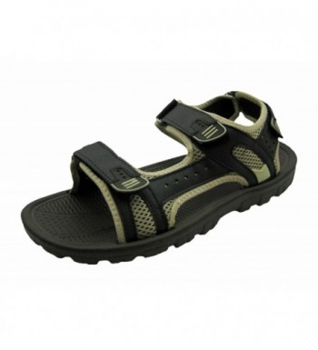 Mens Adjustable Straps Sandal Brown