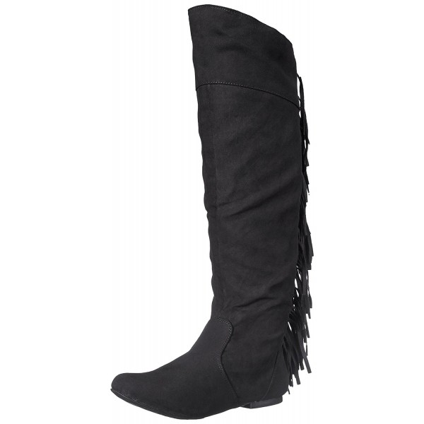 Qupid Womens Neo 162 Western Black