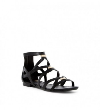 Breckelles Embellished Gladiator CrissCross Sandals