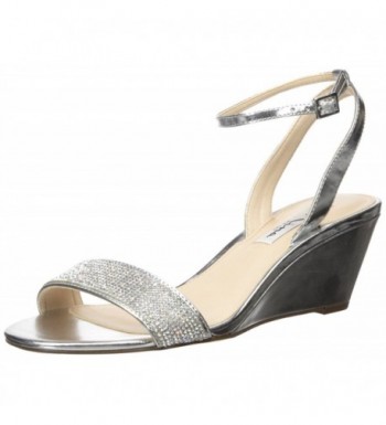 Nina Womens Novia Wedge Silver