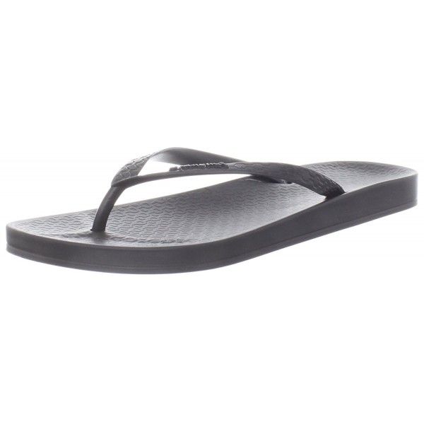 Women's Ana Tan Thong Sandal - Black/Black - CY1106DYQFD