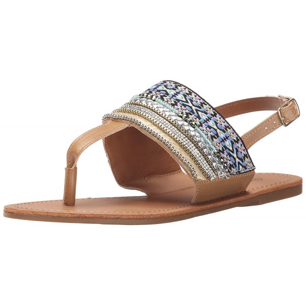 Qupid Womens Archer 41X Flat Sandal