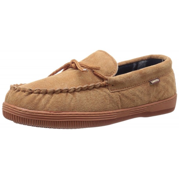 Lamo Plaid Moccasins Loafer Chocolate