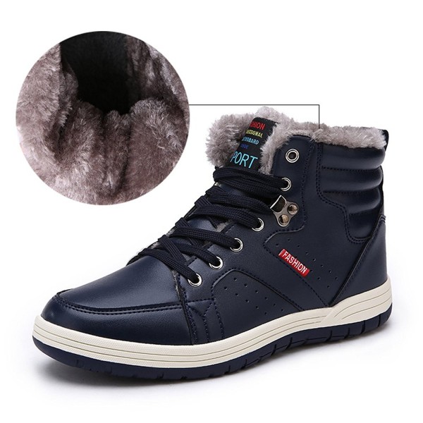 Leather Boots Sneakers Winter Lining