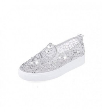 Angelliu Womens Summer Sequins Sandals