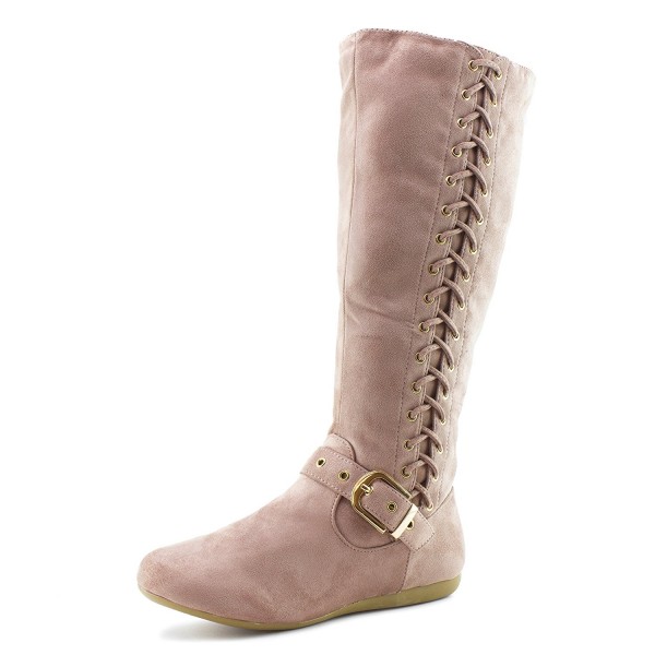 Link Zipper String Suede Boots