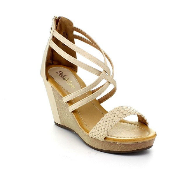 BellaMarie NXT 13 CrissCross Strappy Platform