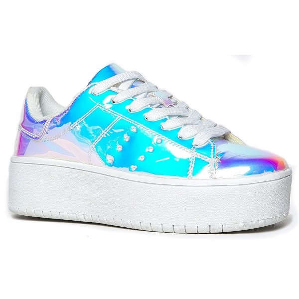 J Adams Platform Sneaker Rainbow