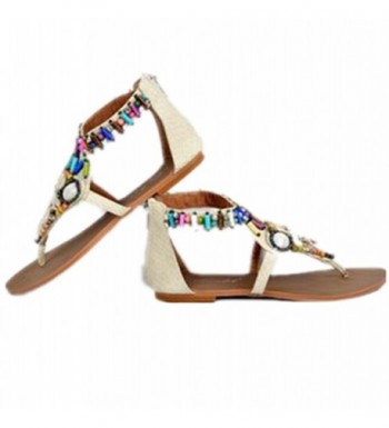 National Bohemian Sandals Diamond Beading