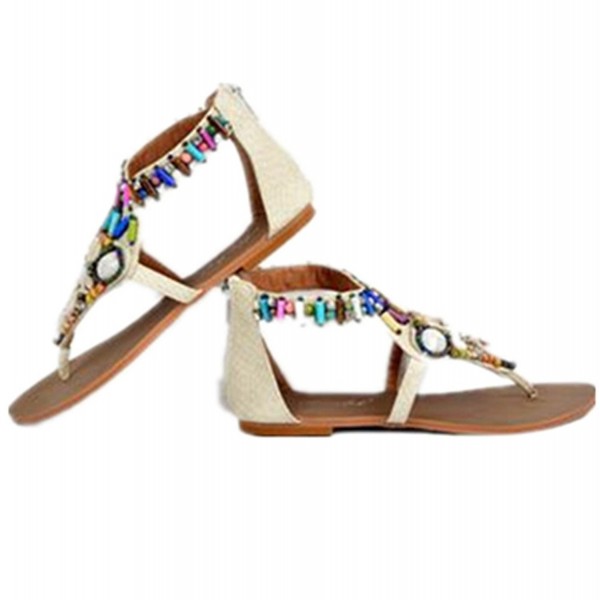 National Bohemian Sandals Diamond Beading