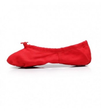 Womens Canvas Ballet Slipper Gymnastics