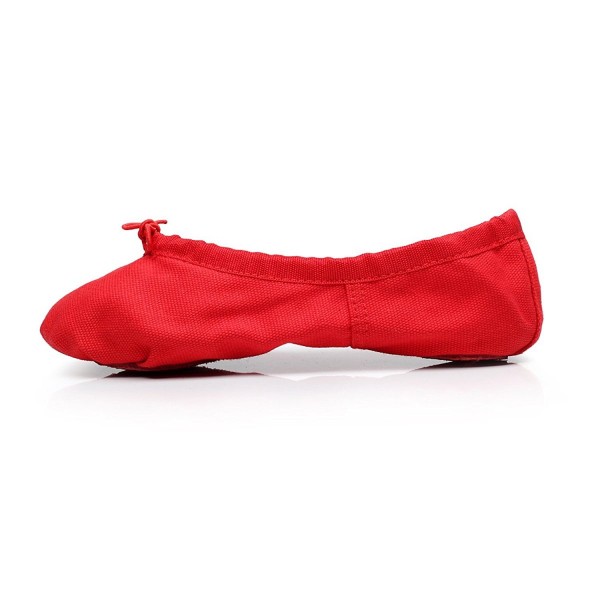 Womens Canvas Ballet Slipper Gymnastics