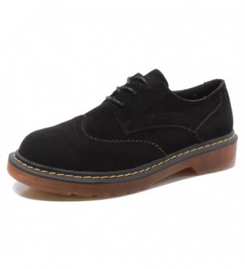Smilun Lady Brogues Classic Lace Up