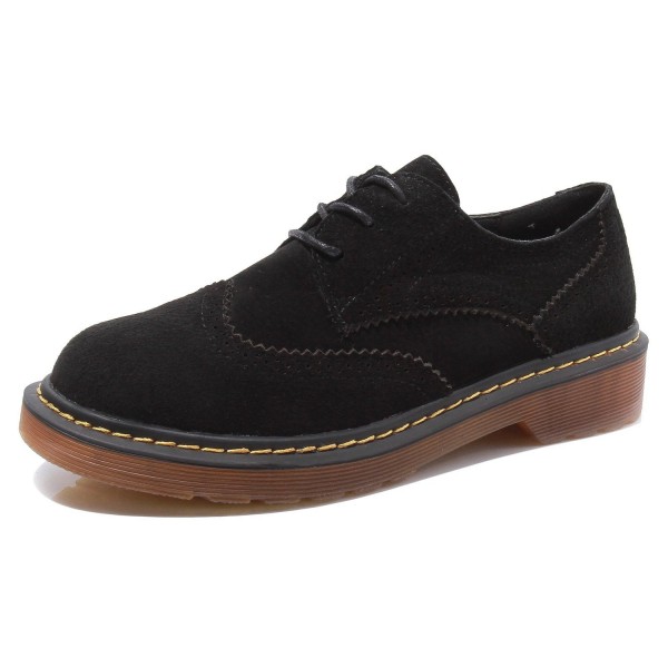 Smilun Lady Brogues Classic Lace Up