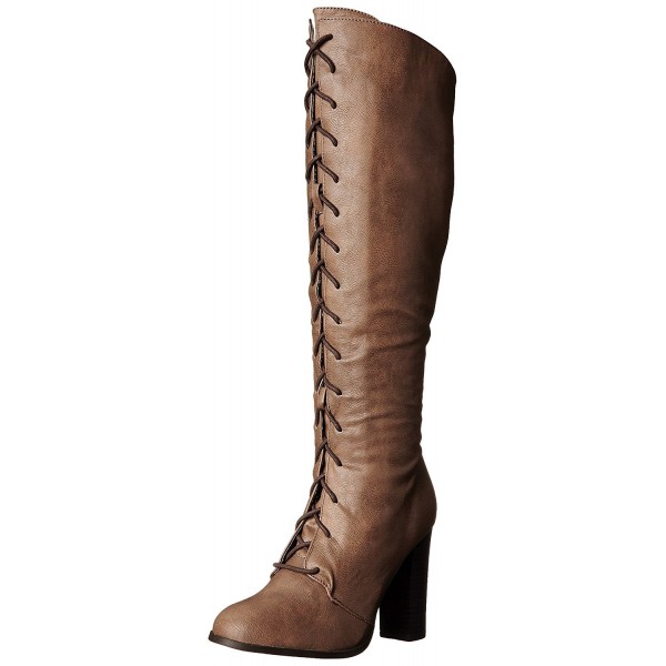 Qupid Womens Reborn Western Taupe