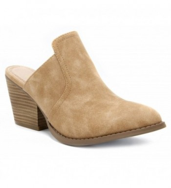 Sugar Womens Tag Mule Camel