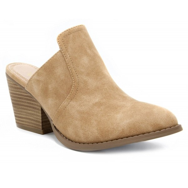 Sugar Womens Tag Mule Camel