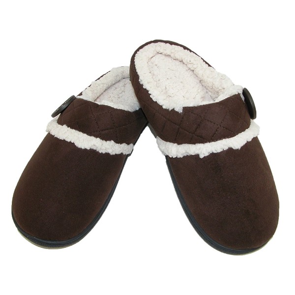 Dearfoams Womens Microsuede Slipper Espresso