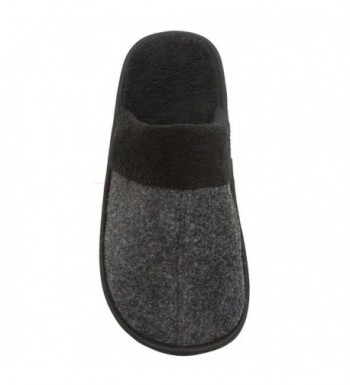 Skysole Mens Open Slipper Black