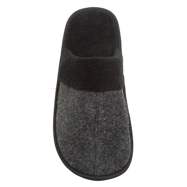 Skysole Mens Open Slipper Black