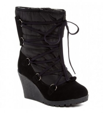 Carrini Collection Fashion Shearling Lace Up