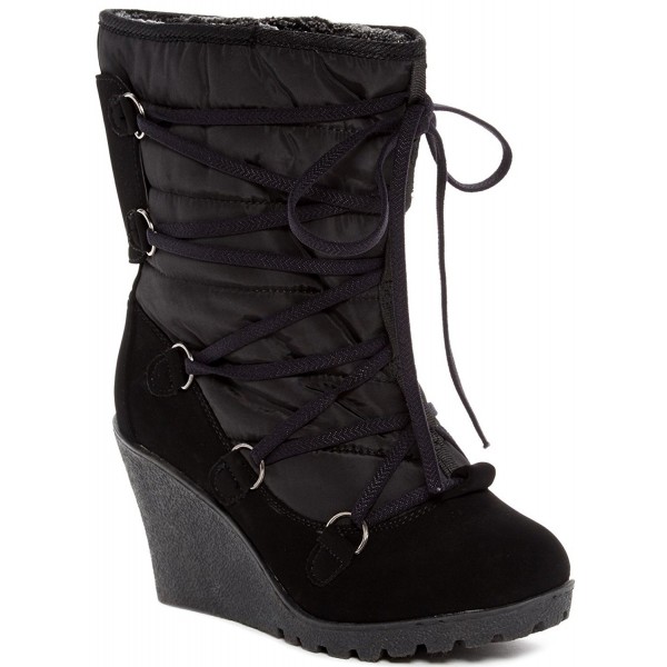 Carrini Collection Fashion Shearling Lace Up