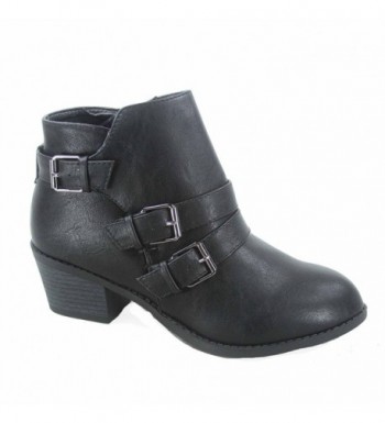 Forever Link Fashion Buckles Booties