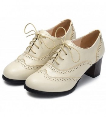 Odema Womens Leather Oxfords Wingtip