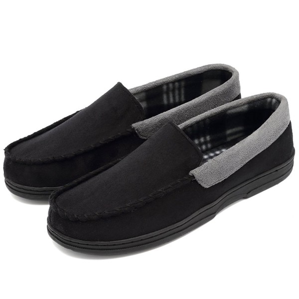 CIOR FANTINY Moccasin Slippers Sole U1MTM011 Black 43