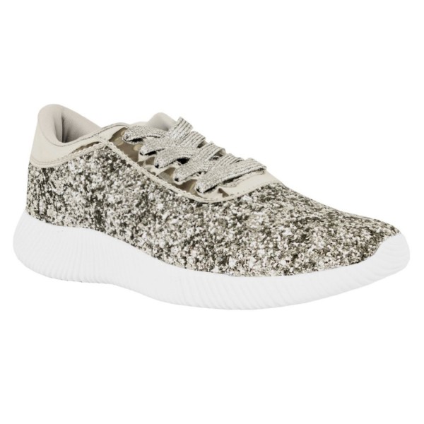 Glitter Fashion Sneakers Versatile Platform