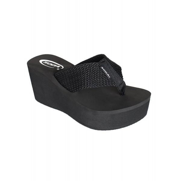 Soda Womens Oxley S Sandals Black