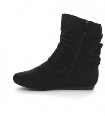 flat slouch ankle boots